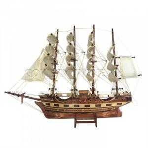 Tàu chở hàng France II (Thân tàu 40cm): Dài 58cm x Rộng 13cm x Cao 42cm. Giá 475.000₫