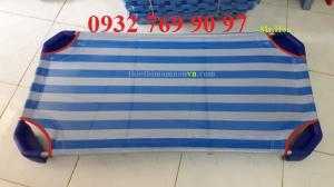 Giường 1m2 cho bé bằng vải lưới nhập khẩu