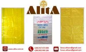 Bao đựng gạo 50kg trong suốt, bao đựng gạo 50kg trong suốt vàng chanh