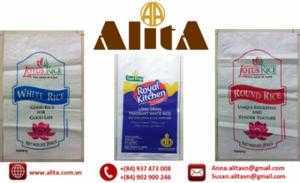 Bao đựng gạo 50kg trong suốt, bao đựng gạo 50kg trong suốt vàng chanh