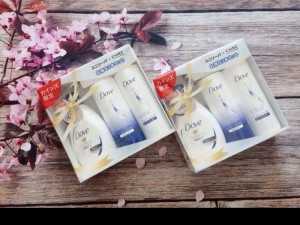 Bộ Dầu Gội Xả Dove kèm sữa tắm