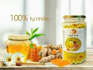 Viên nghệ mật ong, sữa ong chúa quê Việt