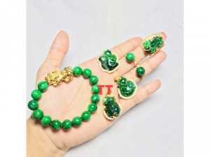 Bộ trang sức bạc thạch anh