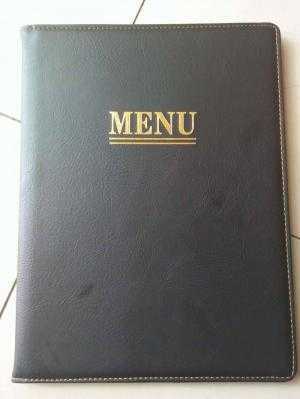 Chuyên sản xuất bìa menu da simili, bán bìa menu da simili có sẵn, cung cấp bìa menu giá rẻ,
