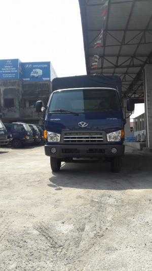 Xe tải hd120sl thùng kèo mui bạt