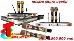 Micro shure ugx9ii loại micro cực tốt cho âm thanh nhà bạn