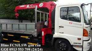 Xe tải Hino FC gắn cẩu - Giao xe ngay, hỗ trợ trả góp lãi suất thấp - Gọi 0913553798 (24/24)