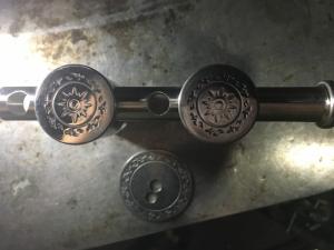 Khoá cửa inox đặc phi 35