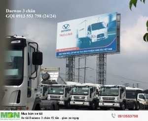 Xe tải Daewoo 3 chân 15 tấn - giao xe ngay