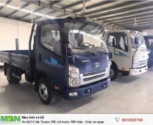 Xe tải 2.5 tấn Teraco 250, trả trước 100 triệu - Giao xe ngay