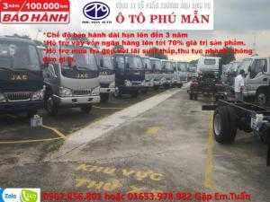 Xe tải kèo bạc JAC 2 tấn 4