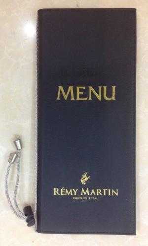 menu bìa da dập logo