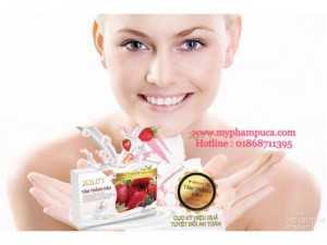 Tắm Trắng Sữa Dâu ZQLEY - Kem Tắm Trắng Body