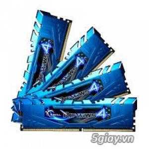 Bán 1 Kit DDR4 Gkill 4x4=16Gb bus 2133 Blue Rijaws