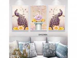 Tranh nghệ thuật chim công DH3298A