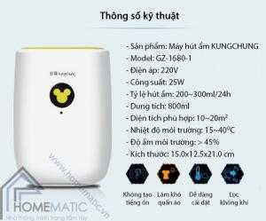 Máy hút ẩm Kungchung GZ16081