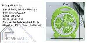 Quạt Mini MTF