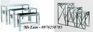 Bàn trang trí buffet,bàn buffet tròn, bàn buffet vuông, bàn buffet HCN