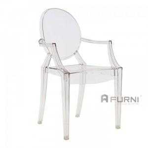Ghế bàn ăn trong suốt hiện đại Ghost Arm 2