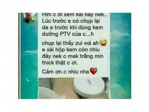 Kem dưỡng trắng da body tươi PTV
