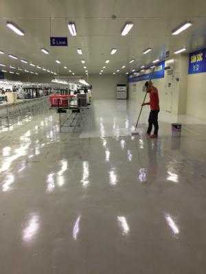 Thi công sơn epoxy- sàn vinyl công nghiệp tại bắc ninh, bắc giang