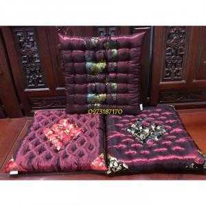 Đệm ngồi bệt gấm lụa 40x40