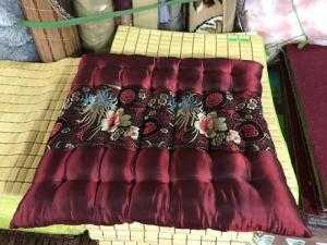 Đệm ngồi bệt gấm lụa 40x40