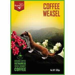Cà Phê Chồn Rang Xay Nguyên Chất 100% (Weasel Coffee)