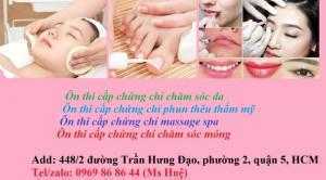 các khóa ôn thi chứng chỉ hành nghề làm đẹp