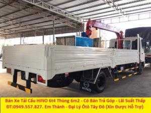 Xe tải Hino 6 tấn/ 7 tấn, Gắn cẩu, Có bán trả góp, Hỗ trợ vay ngân hàng*