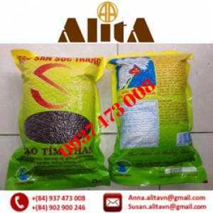 Túi đựng gạo 5kg PA/PE hút chân không