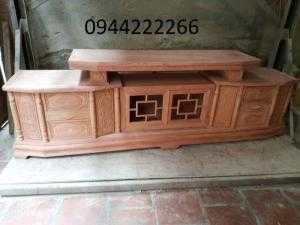 Kệ tivi cân gỗ hương đá