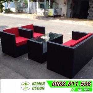Bàn Ghế Nhựa Giả Mây Phương Đông A34