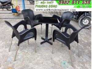 Bàn Ghế Nhựa Giả Mây Phương Đông A41