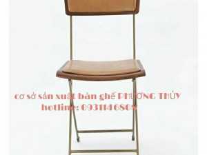 Ghế cafê fansipan(patio đệm da)