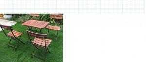 Bàn ghế cafe sân vườn QDF002