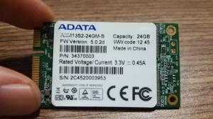 Ổ cứng laptop mSATA 24GB SSD ADATA | ổ cứng msata 24GB SSD