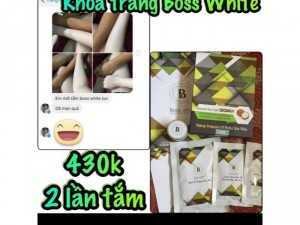 Tắm trắng boss white