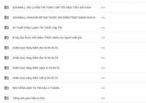 Hơn 800 Khóa học online ở Việt Nam