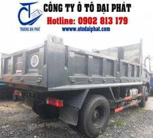 Xe ben Trường Giang 7.7 tấn có thùng ben được đóng bằng thép chuyên dụng, dày dặn, chắc chắn với kích thước thùng dài 4450 x 2280 x 640/--- mm, thùng ben chưa 7 khối.