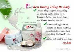 Kem Dưỡng Trắng Body M'white - tặng sữa tắm trắng