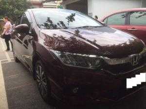 Honda City Top 1.5 At Sản Xuất 03/2018 Màu Đỏ Mận Biển Hà Nội.
