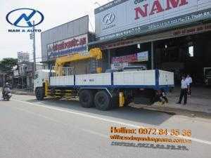Xe tải HINO FL8JTSL gắn cần cẩu Soosan 7 tấn 6 khúc SCS746L
