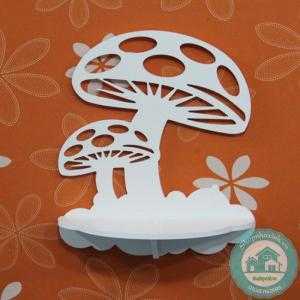 Kệ Treo Tường Trang Trí Mushroom NX311