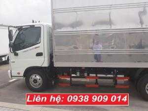 Bán xe tải Thaco Ollin350 Euro 4 mới nhất 2018 tải 3.5 tấn, công nghệ Isuzu thùng 4.3 m tại Tiền Giang, Long An, Bến Tre