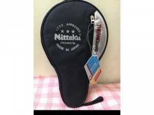 Bao đựng vợt bóng bàn, Made in Japan, hiệu Nittaku,  giá cho người dùng 250k.