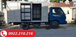 Xe tải 2t4 Kia K165 thùng kín, đời 2017, mới 100%. Hỗ trợ vay ngân hàng.