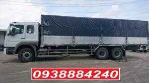 Bán xe tải 3 chân Nhật Bản 14,9 tấn Mitsubishi Fuso FJ tại Long An, Tiền Giang, Bến Tre