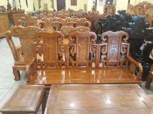 Bộ bàn ghế phòng khách như ý cát tường