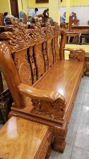 Bộ bàn ghế VIP 10 món, tay 14 tại Sơn Đông